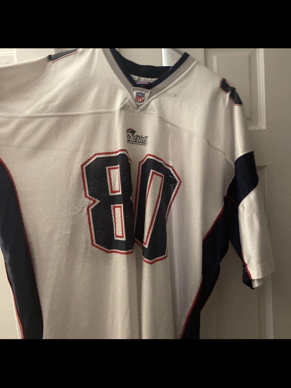 New England Patriots Brown Jersey #80 Size 2XL